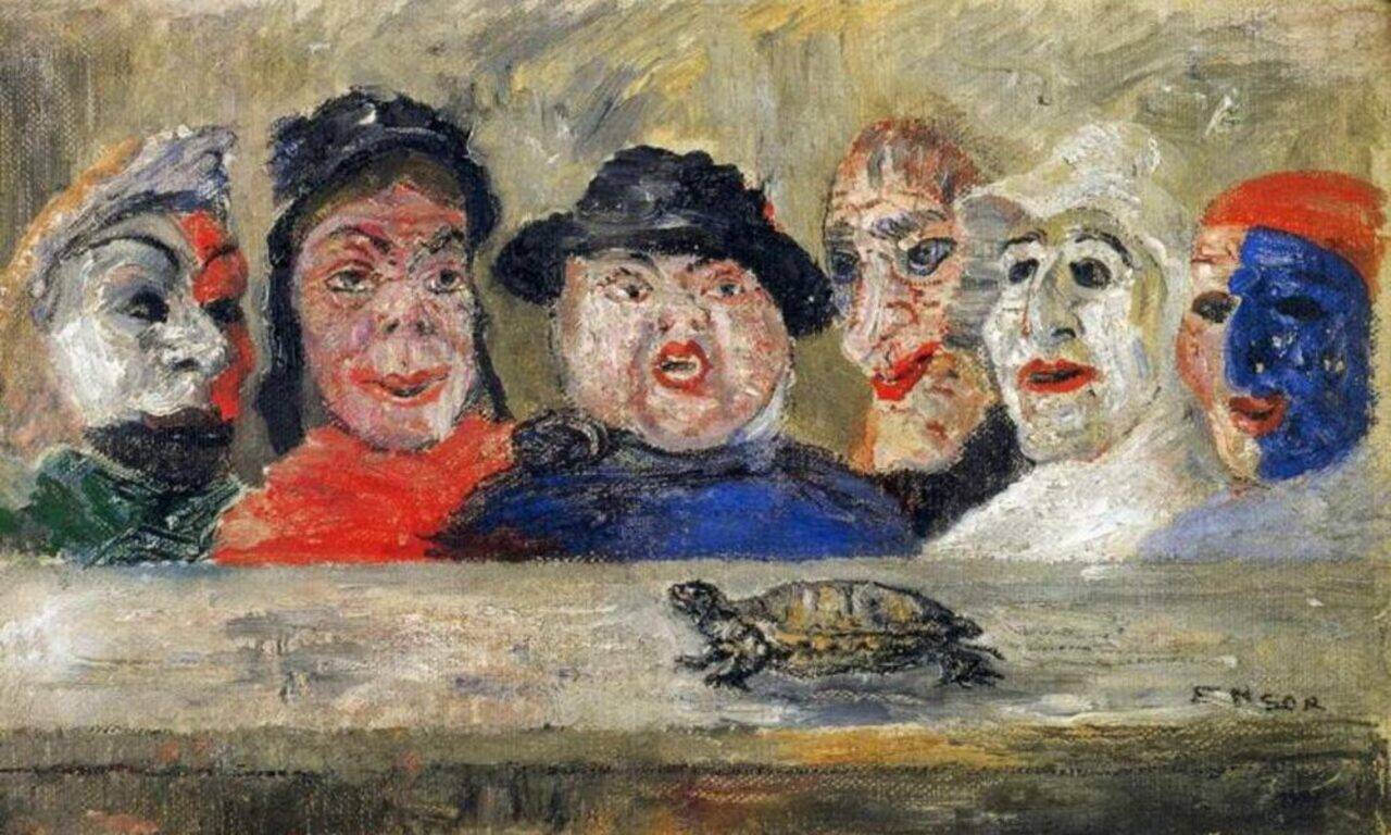 Opera-artistului-belgian-James-Ensor.-Un-observator-entuziast-al-naturii-si-un-maestru-al-fantasticului