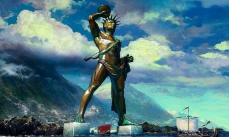 Colosul din Rhodos, statuia construită de greci ca o celebrare a libertății