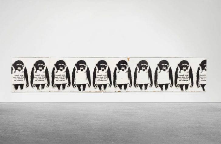 În spatele ultimei vânzări record de la Banksy