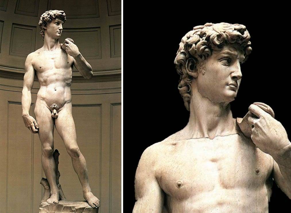 Michelangelo a considerat sculptura drept cea mai înaltă formă de artă. Întâlnirea dintre frumos și pasiune