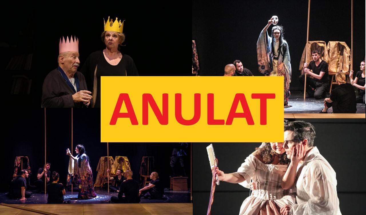 Spectacole anulate la TNB, Teatrul Nottara şi Teatrul Excelsior