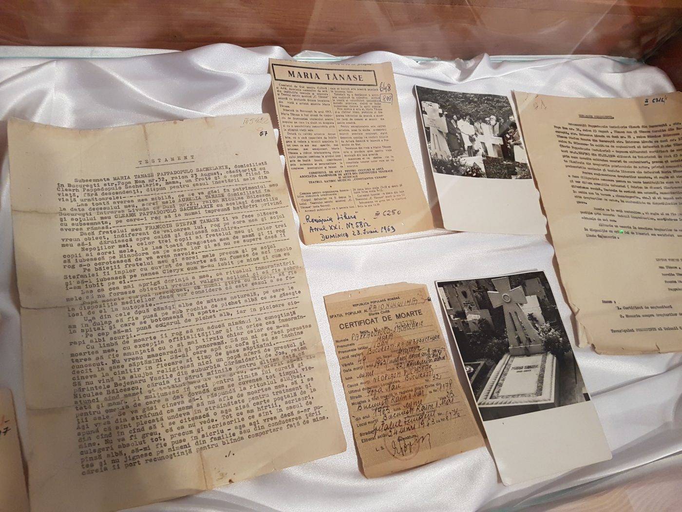 Testament Maria Tănase