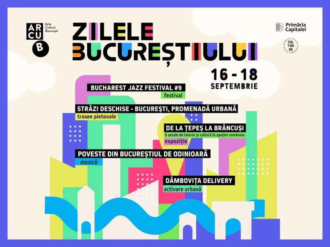 Weekend aniversar de Zilele Bucureștiului. Urmează evenimente de excepție